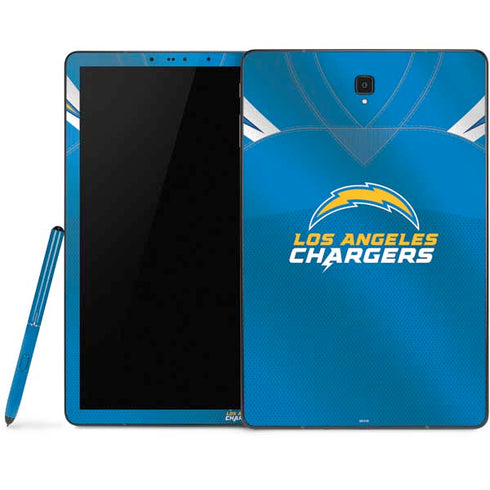 NFL Los Angeles Chargers Team Jersey Samsung Galaxy Tab Skin