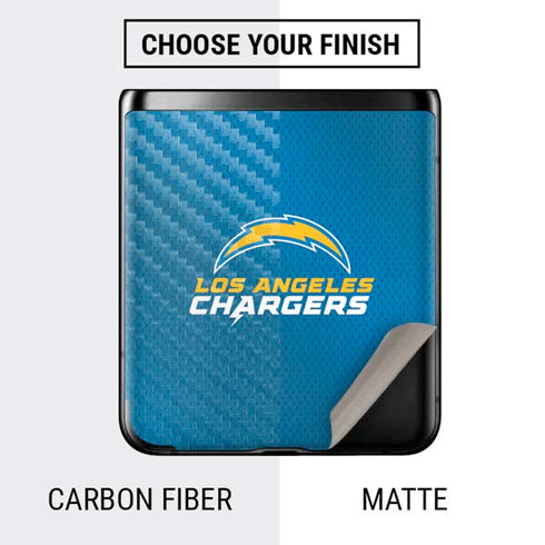 NFL Los Angeles Chargers Team Jersey Galaxy Z Flip Skin