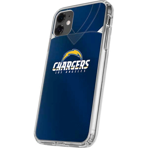 NFL Los Angeles Chargers Team Jersey iPhone 11 Clear Case