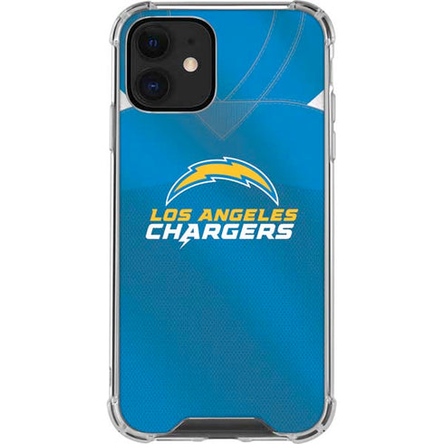 NFL Los Angeles Chargers Team Jersey iPhone 12 Mini Clear Case