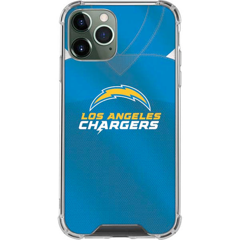 NFL Los Angeles Chargers Team Jersey iPhone 12 Pro Clear Case