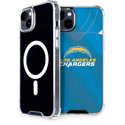 NFL Los Angeles Chargers Team Jersey iPhone 15 Plus MagSafe Case