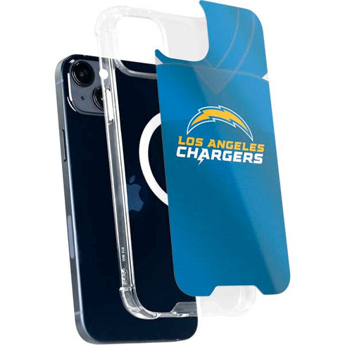 NFL Los Angeles Chargers Team Jersey iPhone 15 Plus MagSafe Case