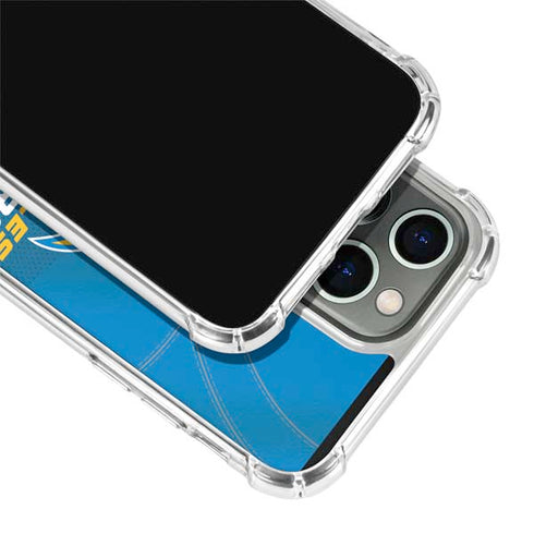 NFL Los Angeles Chargers Team Jersey iPhone 15 Pro Clear Case