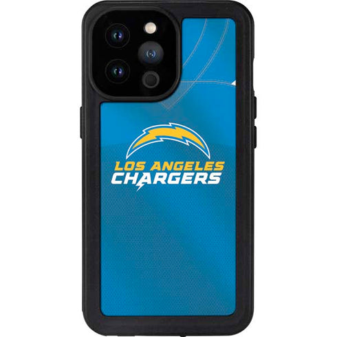 NFL Los Angeles Chargers Team Jersey iPhone 14 Pro Max Waterproof Case
