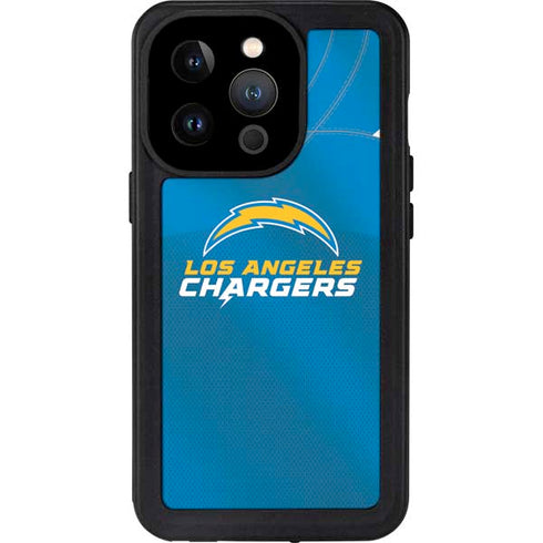 NFL Los Angeles Chargers Team Jersey iPhone 14 Pro Waterproof Case