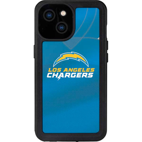 NFL Los Angeles Chargers Team Jersey iPhone 15 Waterproof Case