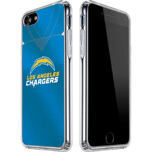 NFL Los Angeles Chargers Team Jersey iPhone SE (2nd & 3rd Gen) Clear Case