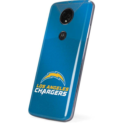 NFL Los Angeles Chargers Team Jersey Moto E5 Plus Skin