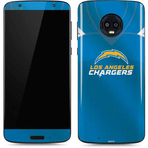 NFL Los Angeles Chargers Team Jersey Moto G6 Skin