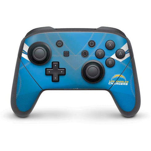 NFL Los Angeles Chargers Team Jersey Nintendo Switch Pro Controller Skin