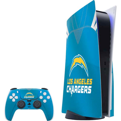 NFL Los Angeles Chargers Team Jersey PS5 Bundle Skin
