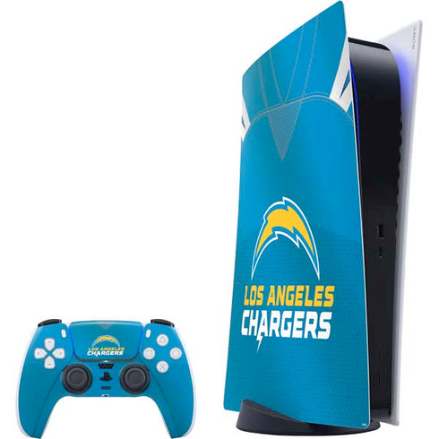 NFL Los Angeles Chargers Team Jersey PS5 Digital Edition Bundle Skin