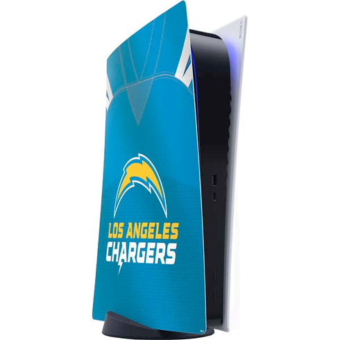 NFL Los Angeles Chargers Team Jersey PS5 Digital Edition Console Skin