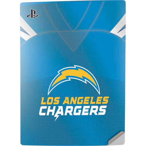 NFL Los Angeles Chargers Team Jersey PS5 Digital Edition Console Skin