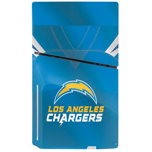 NFL Los Angeles Chargers Team Jersey PS5 Slim Disk Console Skin