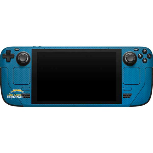 NFL Los Angeles Chargers Team Jersey Steam Deck Handheld Gaming Computer Skin