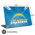NFL Los Angeles Chargers Team Jersey Universal Laptop 12in (9.8 x 6.8in) Skin