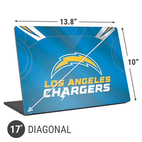 NFL Los Angeles Chargers Team Jersey Universal Laptop 17in (13.8 x 10in) Skin