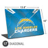 NFL Los Angeles Chargers Team Jersey Universal Laptop 17in (13.8 x 10in) Skin