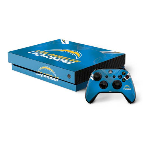 NFL Los Angeles Chargers Team Jersey Xbox One X Bundle Skin