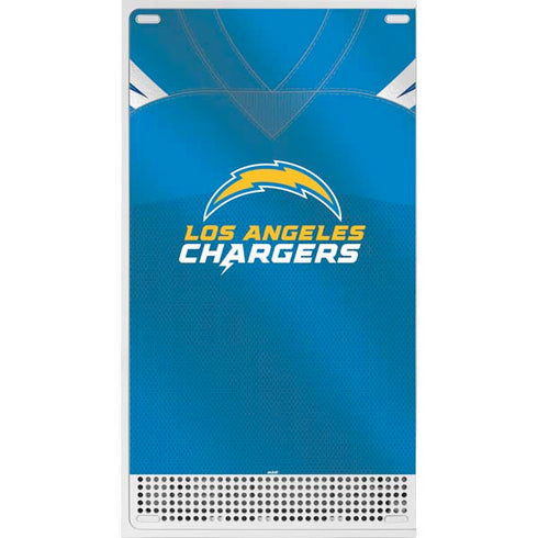 NFL Los Angeles Chargers Team Jersey Xbox Series S Console Skin