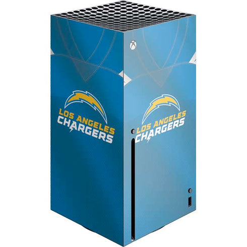 NFL Los Angeles Chargers Team Jersey Xbox Series X Console Skin