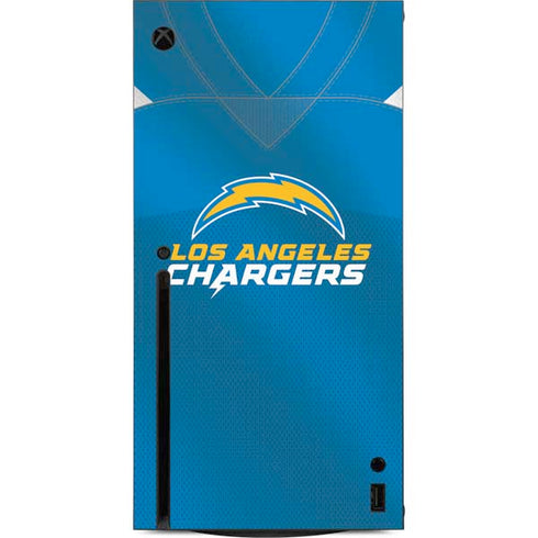 NFL Los Angeles Chargers Team Jersey Xbox Series X Console Skin