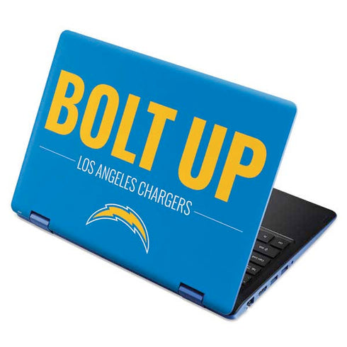 NFL Los Angeles Chargers Team Motto Aspire R11 11.6in Skin