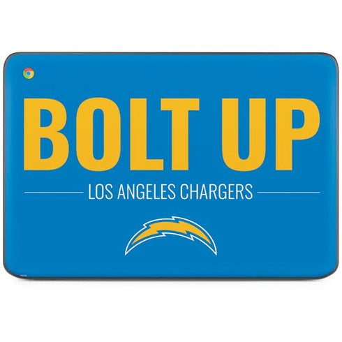 NFL Los Angeles Chargers Team Motto HP Chromebook Skin