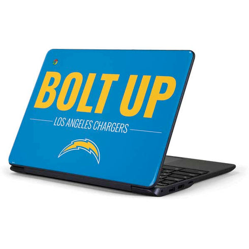 NFL Los Angeles Chargers Team Motto Samsung Chromebook Skin
