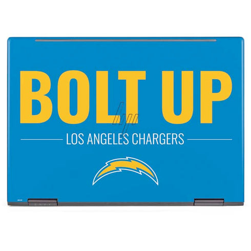 NFL Los Angeles Chargers Team Motto HP Envy Skin