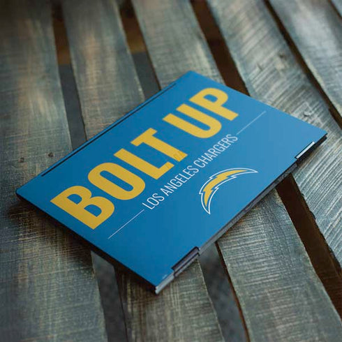 NFL Los Angeles Chargers Team Motto HP Envy Skin