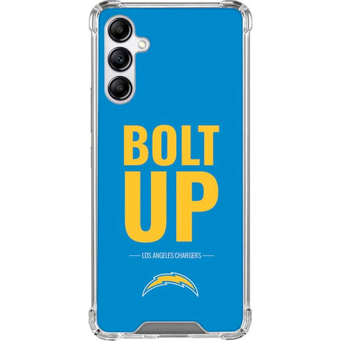 NFL Los Angeles Chargers Team Motto Galaxy A15 5G Clear Case