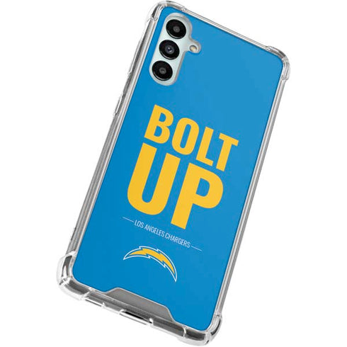 NFL Los Angeles Chargers Team Motto Galaxy A15 5G Clear Case