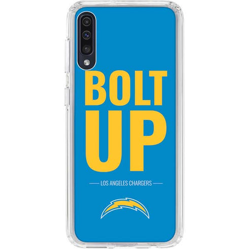 NFL Los Angeles Chargers Team Motto Galaxy A50 Clear Case