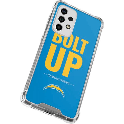 NFL Los Angeles Chargers Team Motto Galaxy A53 5G Clear Case