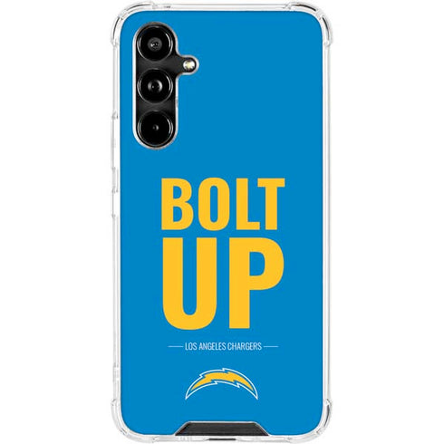 NFL Los Angeles Chargers Team Motto Galaxy A54 5G Clear Case