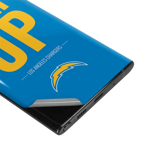 NFL Los Angeles Chargers Team Motto Galaxy Note 10 Skin