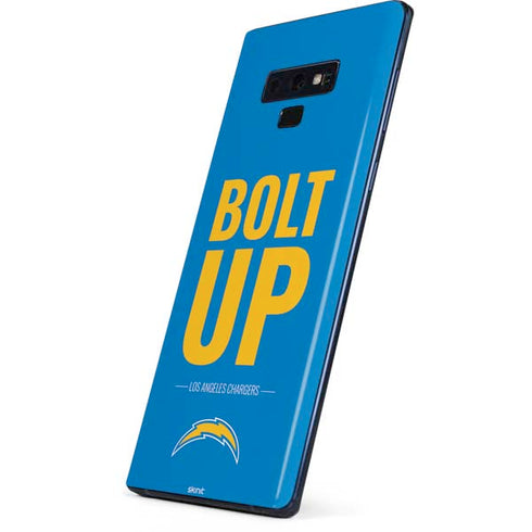 NFL Los Angeles Chargers Team Motto Galaxy Note 9 Skin