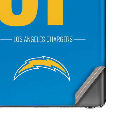 NFL Los Angeles Chargers Team Motto Galaxy Note20 5G Skin
