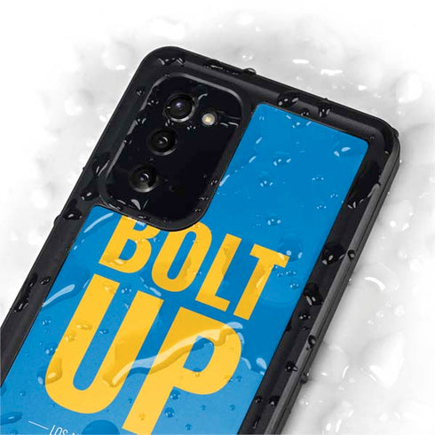 NFL Los Angeles Chargers Team Motto Galaxy Note20 5G Waterproof Case