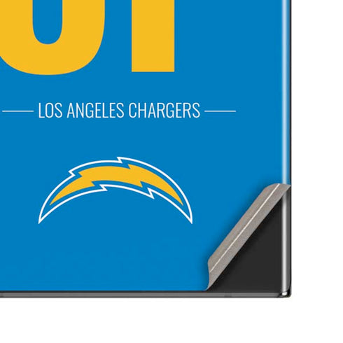 NFL Los Angeles Chargers Team Motto Galaxy Note20 Ultra 5G Skin