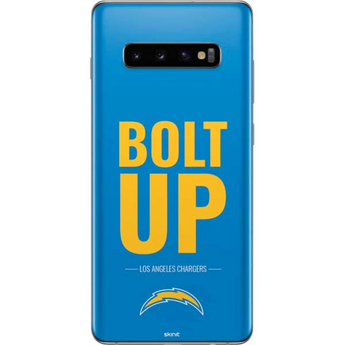 NFL Los Angeles Chargers Team Motto Galaxy S10 Plus Skin