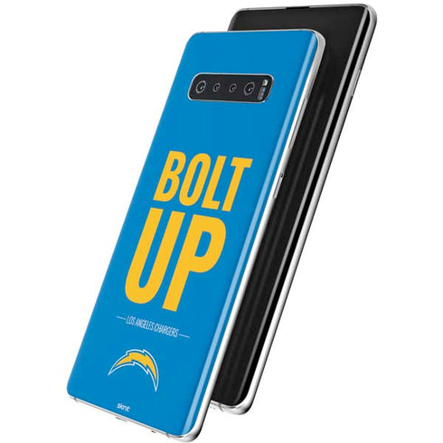 NFL Los Angeles Chargers Team Motto Galaxy S10 Skin