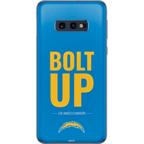 NFL Los Angeles Chargers Team Motto Galaxy S10e Skin