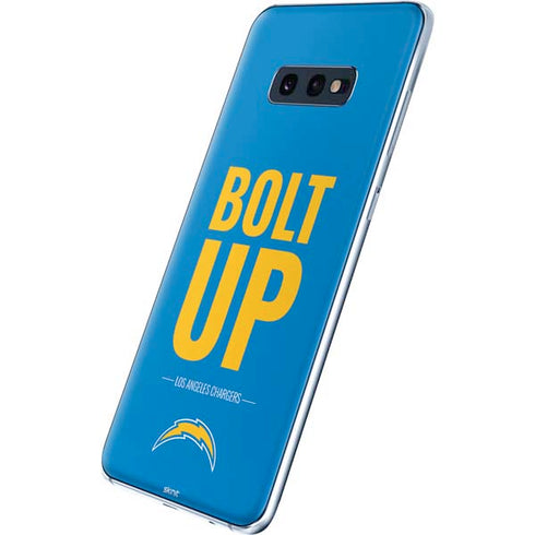NFL Los Angeles Chargers Team Motto Galaxy S10e Skin