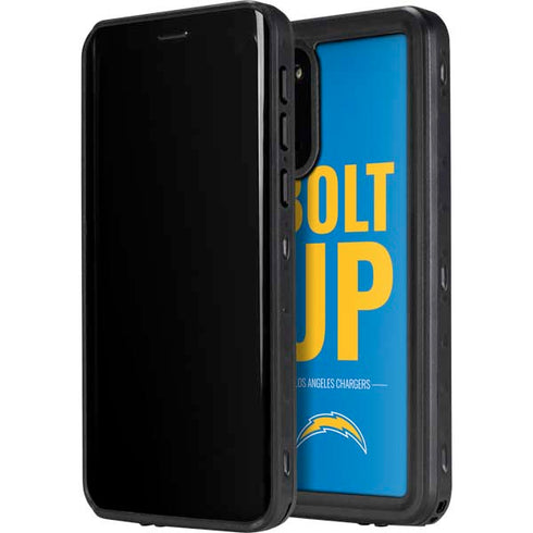 NFL Los Angeles Chargers Team Motto Galaxy S20 Plus Waterproof Case