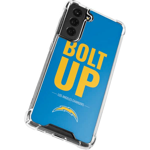 NFL Los Angeles Chargers Team Motto Galaxy S22 Plus Clear Case