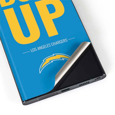 NFL Los Angeles Chargers Team Motto Galaxy S22 Ultra Skin